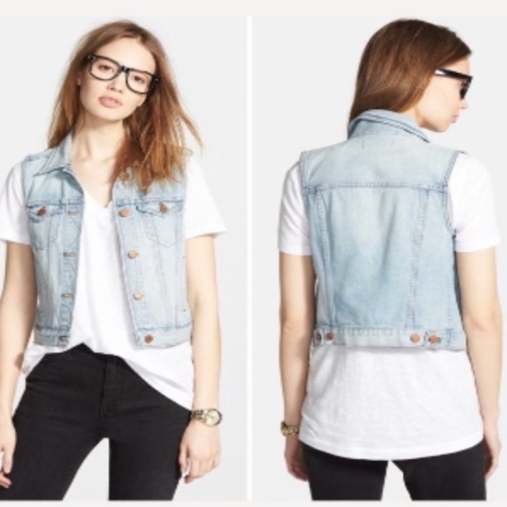 Madewell denim vest M